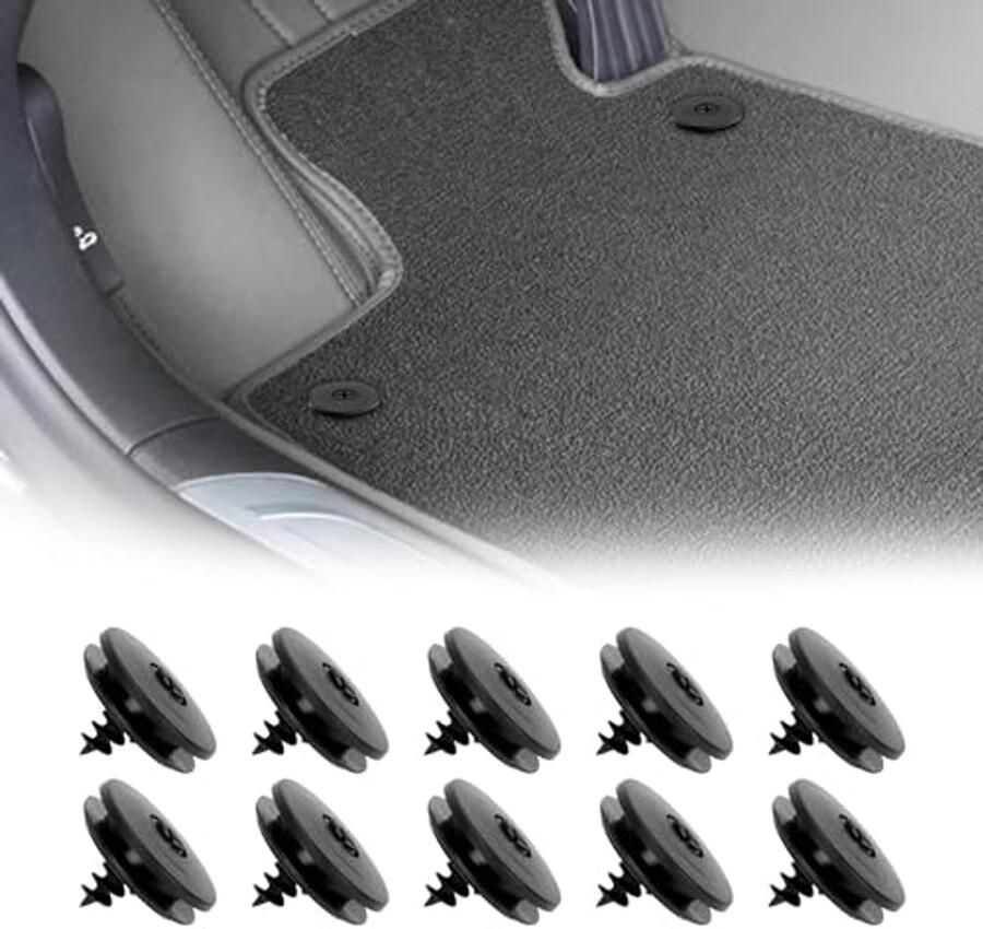 24 Stuks Bevestigingsclips voor Automatten Universele Antislipmat en Tapijten