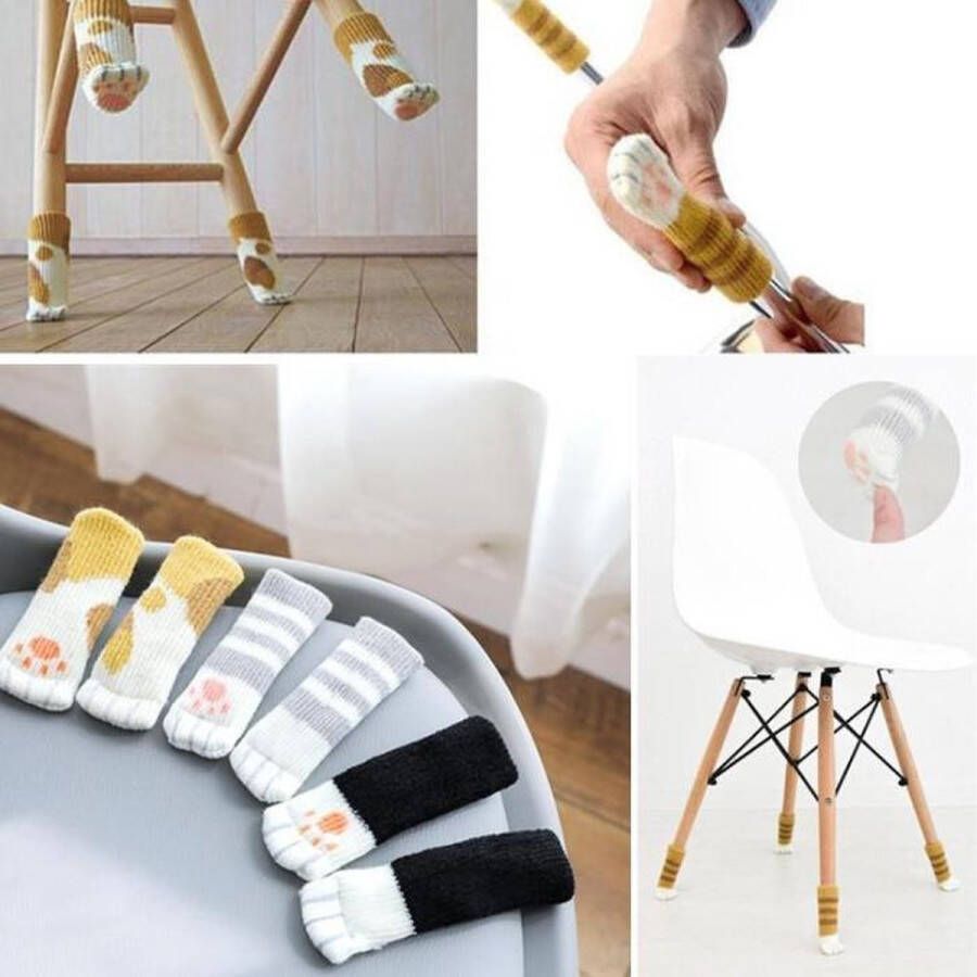 ATV PERFECTUM 24 STUKS ATV Stoelpoot sokken – Stoelpoot beschermers – Stoelpoot doppen – Tafelpoot besshermers – Tafelpoot doppen – Stoelpoten beschemers – Stoelpoten sokken – Dierensokken – Dieren sokken – Krasvrij grond – Anti kras stoelpoten