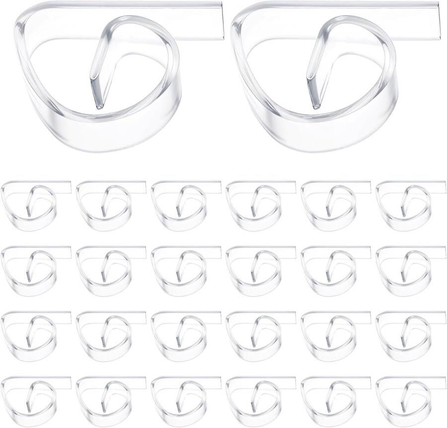 24 stuks transparante tafelkleedklemmen voor buiten kunststof tafelklemmen voor tuintafels bruiloft picknick tuinfeest restaurant