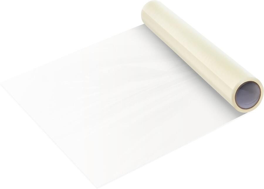 24 X 200' Tapijtbeschermingsfolie Zelfklevende Polyethyleen Matbescherming Eenvoudige Installatie voor Bouw en Renovatie