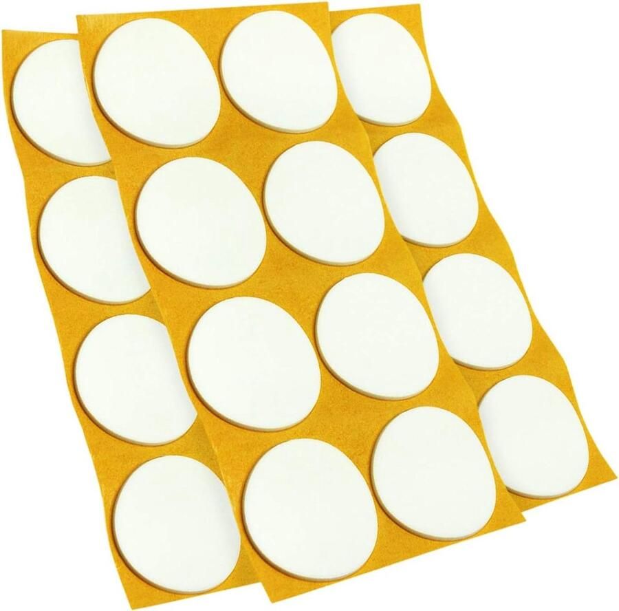 24 x anti-slip pads van EPDM wit Ø 50 mm 50 mm doorsnee set van 24 pads