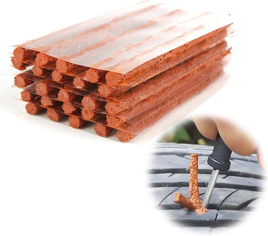 25-delige Bandenreparatieset voor Auto Motorfiets en Bestelwagen Effectieve Oplossingen voor Bandenproblemen