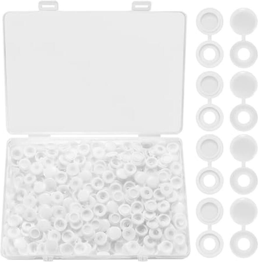 250 Stuks Beschermkappen voor Schroefdoppen 5mm Kunststof Decoratieve Schroefdoppen voor Meubeldecoratie