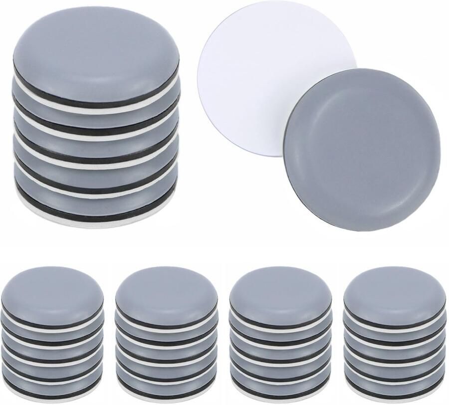 26 Stuks Meubelglijders Zelfklevend Ø 30 mm Ronde Meubelglijders voor Stoelen Tafels Banken