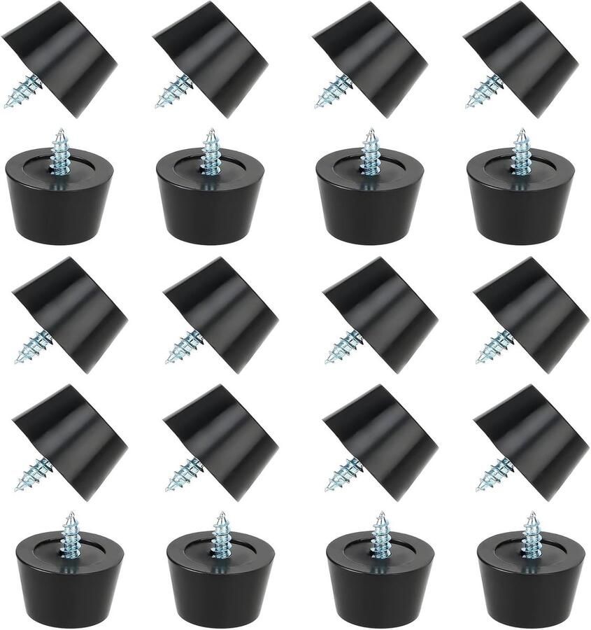 26 stuks rubberen voetjes voor snijplanken snijplank rubberen voetjes met roestvrijstalen schroeven meubelelektronica huishoudelijke apparaten voor stoelpoten meubels tafel stoel