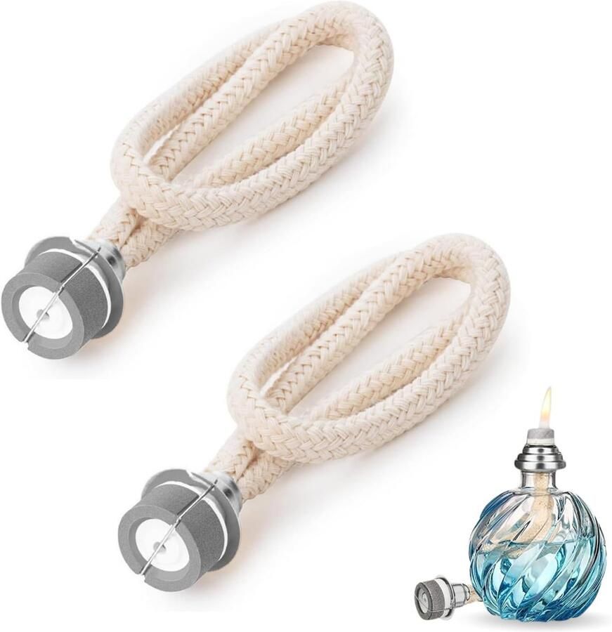 2pcs Geur Lamp Wick voor Lamp Olie Lamp Wick Vervanging Luchtcontrole Katalytische Branders Kamer Luchtverbetering Accessoires Aromatherapie