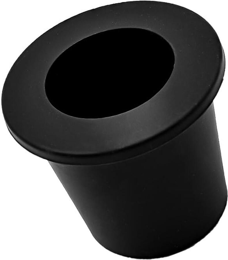 2Pcs Silicone Tuintafel Parasolgaat Stekker Zacht en Duurzaam Zwart