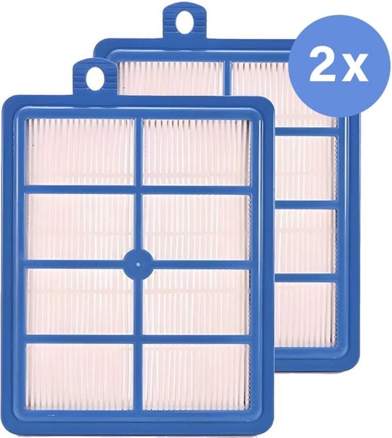 2x HEPA Allergie Filter geschikt voor Philips Electrolux FC9087 FC9088 ZE360WP