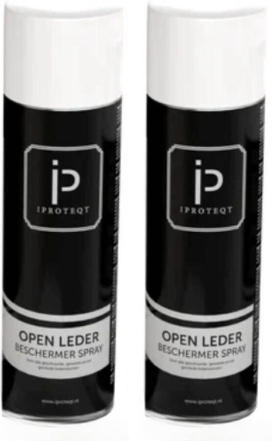 2x iProteqt Open Leder Beschermer Spray 500ml (1000ml)