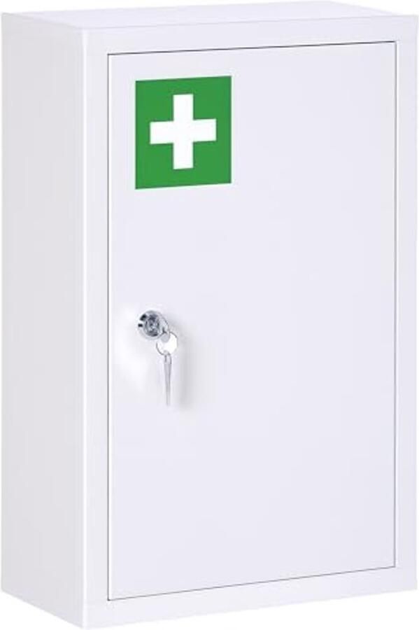 3-laags afsluitbare medicijnkast voor thuisk gebruik Veilig en overzichtelijk