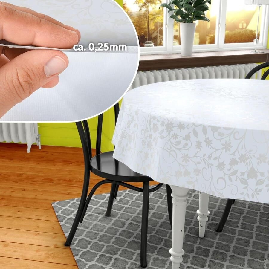 3-laags tafelkleed onderhoudsvriendelijk en duurzaam 1 stuk
