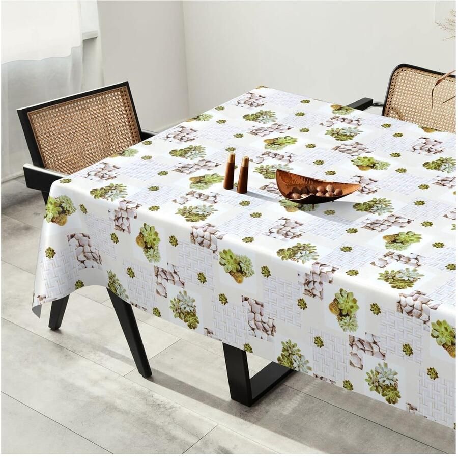 3-laags tafelkleed onderhoudsvriendelijk geschikt voor binnen en buiten 1 stuk