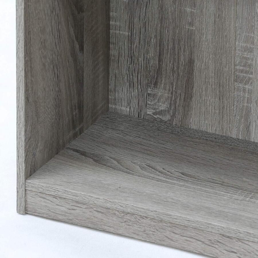 3-niveaus opbergrek Frans eiken Boekenkast 552x1003x235 cm