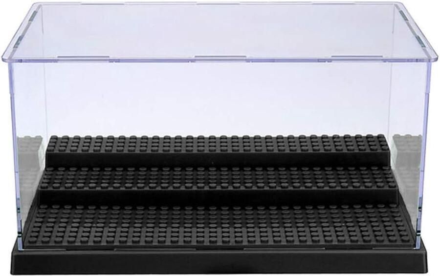 3 Stappen Acryl Vitrinekast Speelgoed Model Display Box Minifiguren Baksteen Bouwsteen Transparante Plaat Vitrine Acryl Doos Stofdichte Vitrine Blokken Plastic Display Box