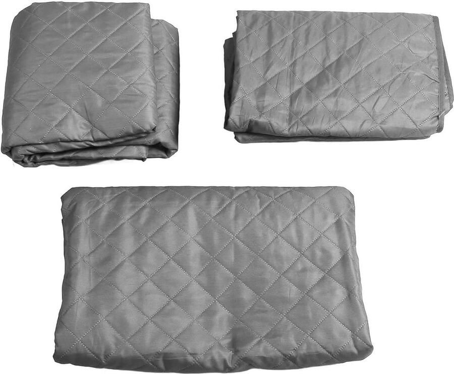 3 stuks bankbeschermers universeel waterdichte meubelbeschermer bankhoes bankhoezen grijs voor thuis alle seizoenen