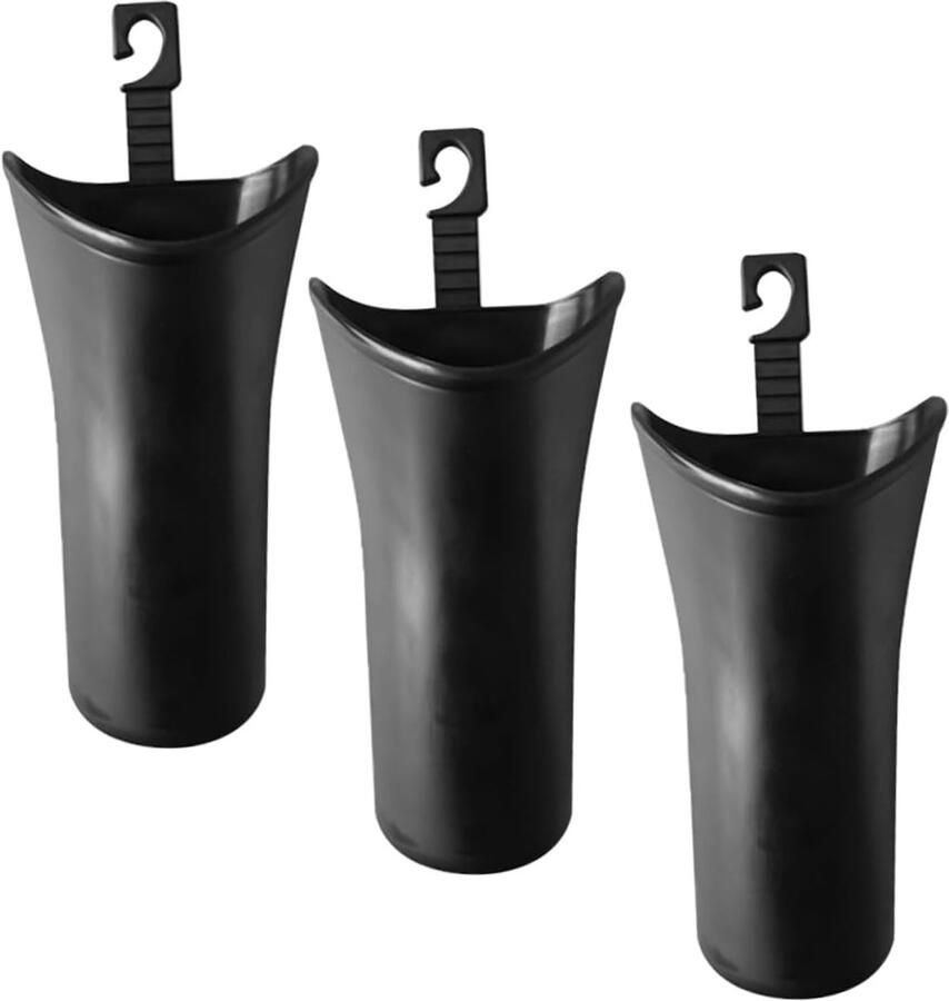 3 Stuks paraplu opbergemmer umbrella afvalbak opbergen bin afvalemmer bucket auto ontwerp storage car Hangend opslagruimte mobiele telefoon houder paraplubak opslag emmer plastic