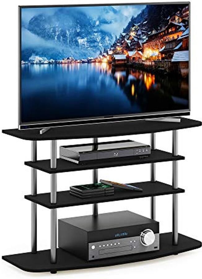 3-Tier Boekenkast met Planken en Robuuste Constructie