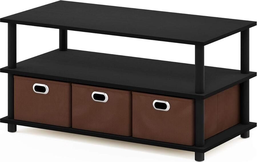 3-Tier Boekenkasten Blackwood Gruen Boekenkast met 3 Tiers