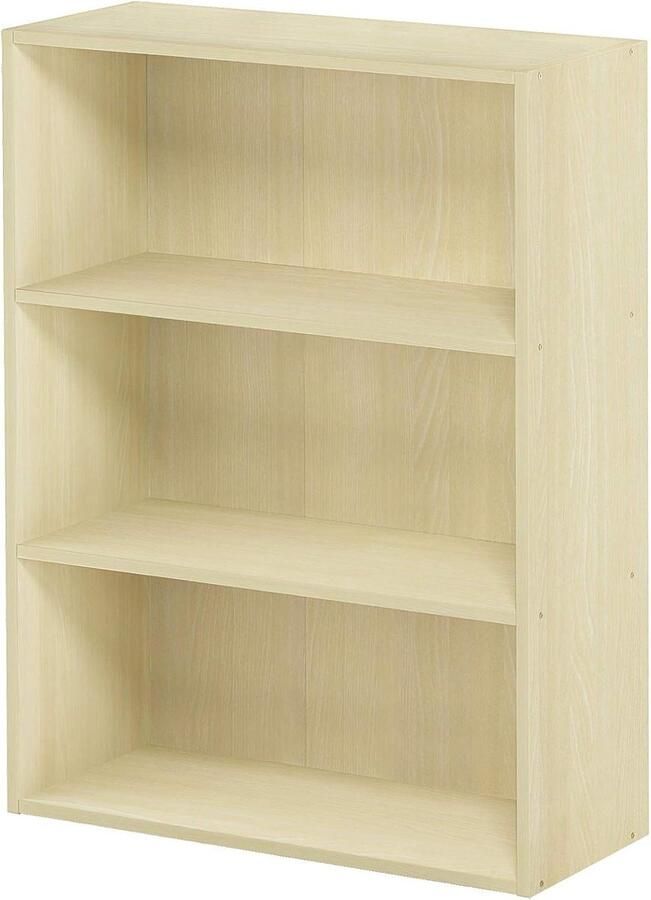3-laags open plank boekenkast stoom beuken Stijlvol en functioneel opbergmeubel Beside shelf - Foto 2