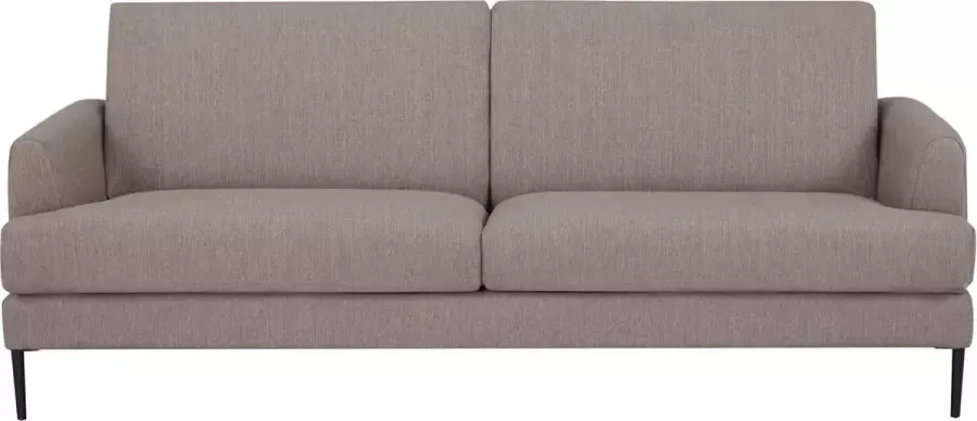 3-zits bank getextureerde stof