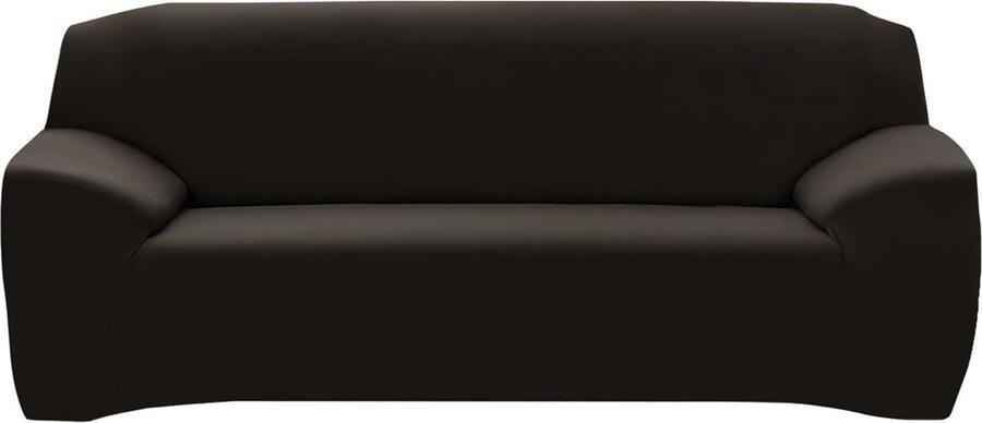 3-zits stretch bankhoes bruin antislip & vuilafstotend geschikt voor katten 1 stuk