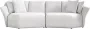 3-zitsbank van Teddy-stof Lichtgrijs DILARA L 275 cm x H 80 cm x D 100 cm - Thumbnail 2