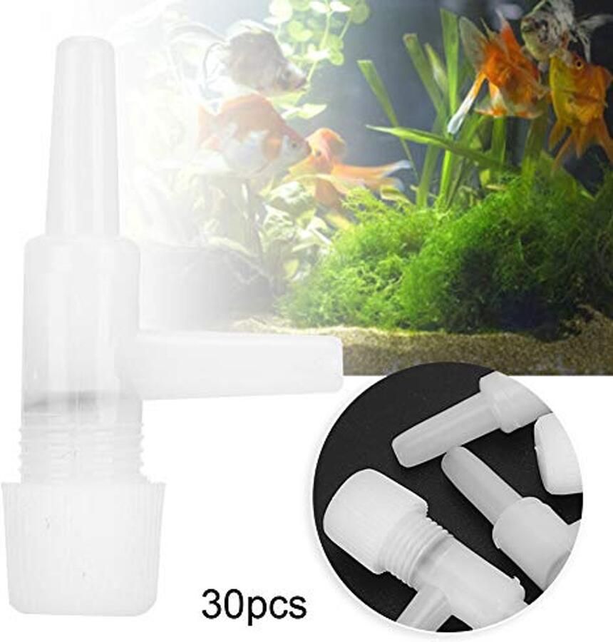 30-delige luchtregelklep Verstelbare aquariumluchtstroomregelklep Luchtstroompompregelkleppen Aquarium Luchtpompterugslagkleppen