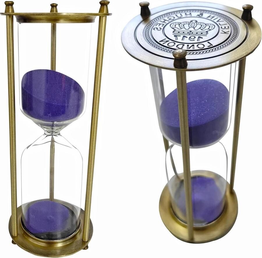 30-minuten zandloper decoratie voor thuis en kantoor paars