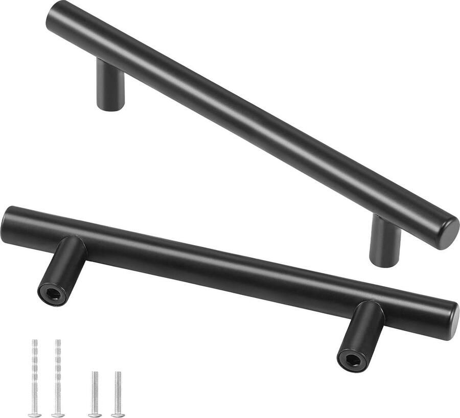 30-pack slanke keukenkast lade trekt 503in 128mm midden tot midden roestvrij staal mat zwart