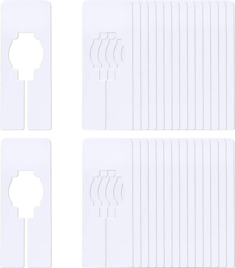 30-delige kledingmaatverdeler voor kast Maatverdelers voor kledingmaten