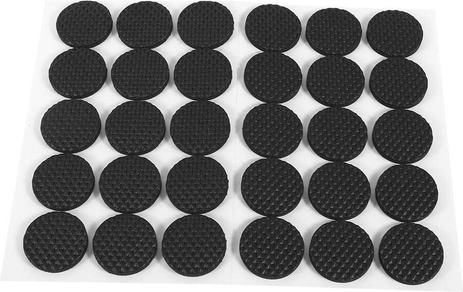 30 stuks Zwart Zelfklevende Antislip Stoelpoot Rubber Pad Bureau Sofa Tafel Voeten Cover Houten Vloer Protector