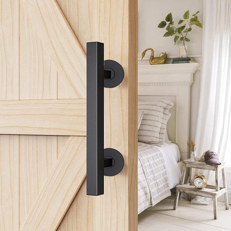 30cm Black Sliding Door Handle Hardware for Cabinet Doors and Gazebos