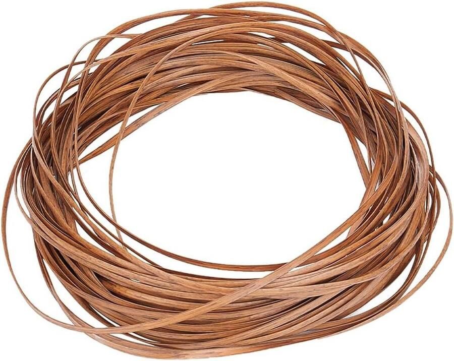 30m Rotan Reparatieset Weave Materiaal Plastic Platte Mand Rieten Weven Riet Synthetische Rotan Geweven Gebreide Meubels Plastic Cane Fix Gebreid Vinyl voor Tuin Patio Stoel Sofa Box 5mm x