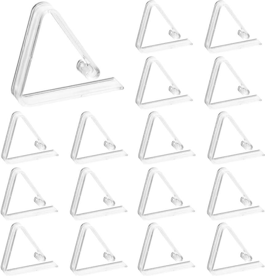 30pcs Plastic Table Skirt Clips Transparante Picnic Tafelclips Tafellaken Clips Tafelkleed Accessoires voor Buiten Kamperen Bruiloft Feest Evenement Keuken Huisbenodigdheden