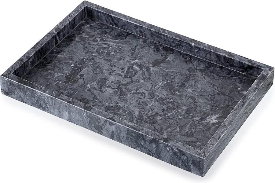 Natuurlijke Marmeren Steen Opberglade Rechthoekige Plaat Lade Keuken Badkamer Dressoir Decor Vanity Counter Koffietafel Zwart