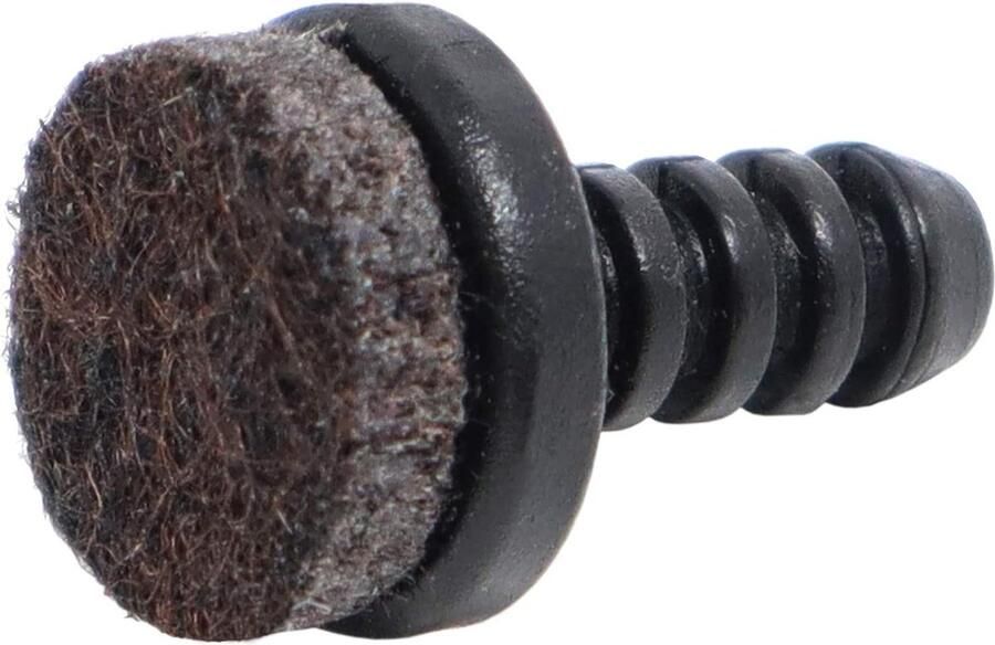 32 x Lamellenpluggen met Vilt Zwart Ø 5-6 mm Meubelglijders voor Stalen Buisstoelen Topkwaliteit 1 Stuk