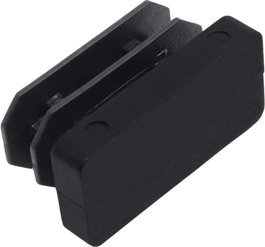 100 x lamellenstop zwart 15 x 30 mm INS-R-BL-1530