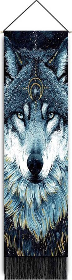 32.5x130cm-Dier Wolf tapijt slaapzaal behang slaapbank handdoek hoes Home schilderij decoratie muur opknoping groot tapijt kinderkamer poster 4