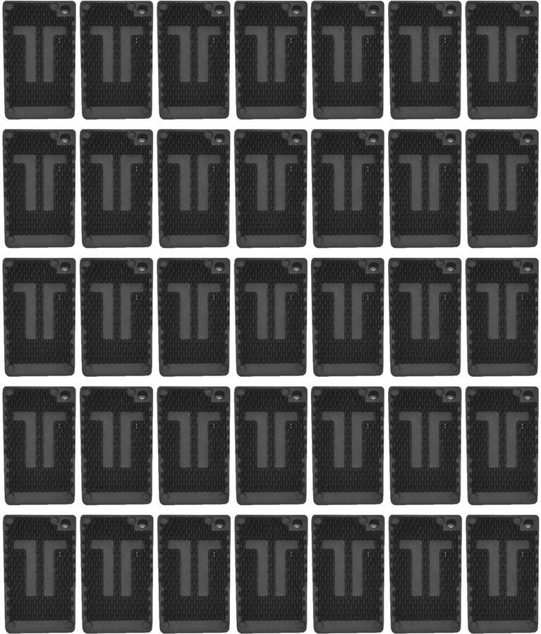 35 Premium stoelpootbeschermers Zwart Antikras meubelbeschermers 35 stuks Vierkant Stoelpootbeschermers Meubelglijders Antikras voor stoelen banken tafels en apparaten