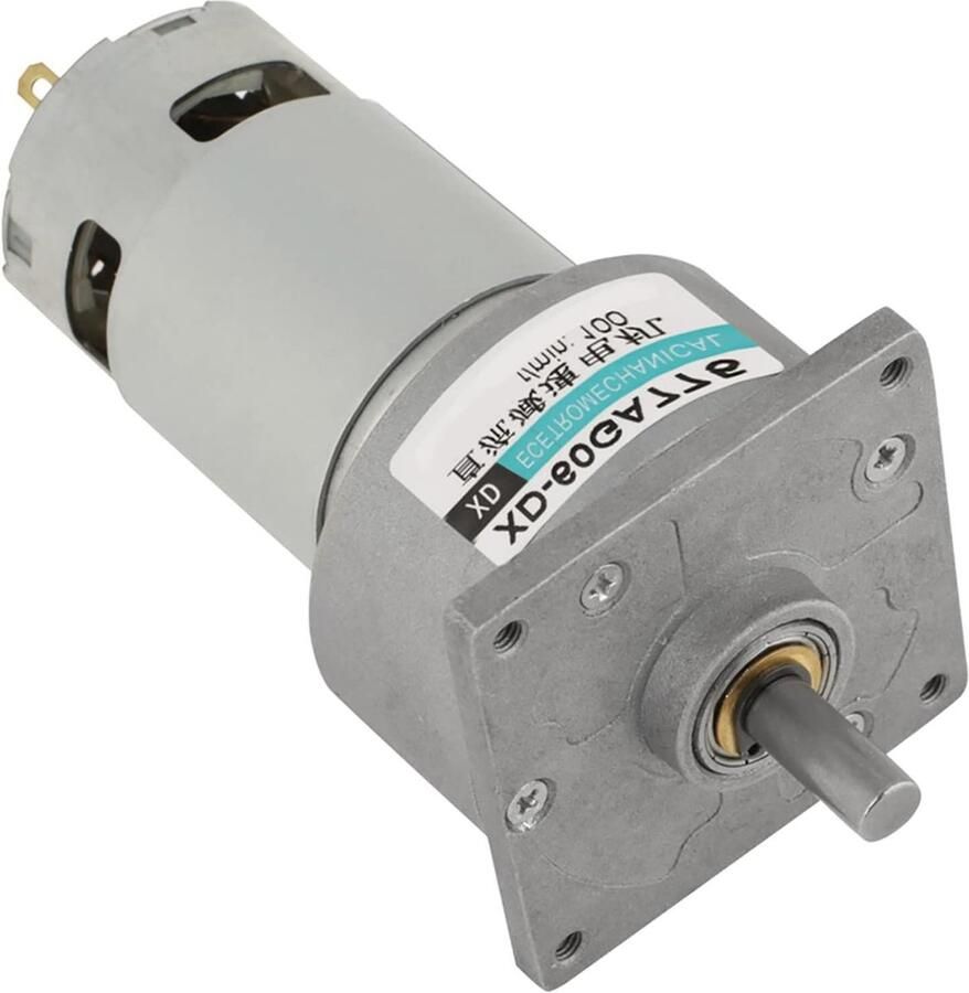 35 W mini-DC-transmissiemotor metaal snelheid instelbaar groot koppel motor CW CCW (12 V 100 omw min)