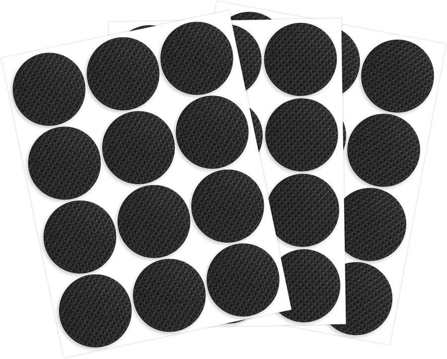 36 stuks 5 mm antislippads voor meubels Viltglijders zelfklevend met antislipmat Meubelstoppers voor meubelpoten en stoelpoten op hardhouten vloeren