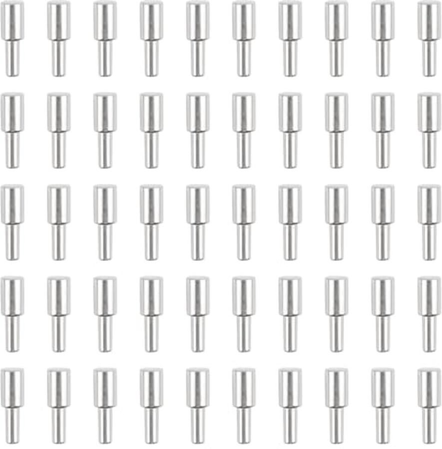 36pcs Sliver Cabinet Board Support Pins 3mm Metal Shelf Pins Small Shelf Support Pins for Cabinets Bookcase Shelves Cabinet