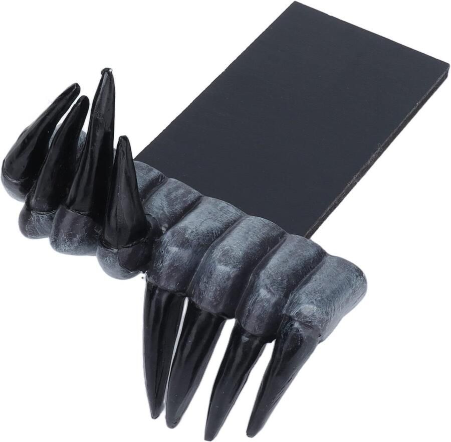 3D Devil's Hand Bookmark Halloween Decorations Ornaments Thriller Demon Hand Bookmark Holder Home Props Book Page Adult Kid Gift Marker Resin Festival Decor Bookshelf Ornaments