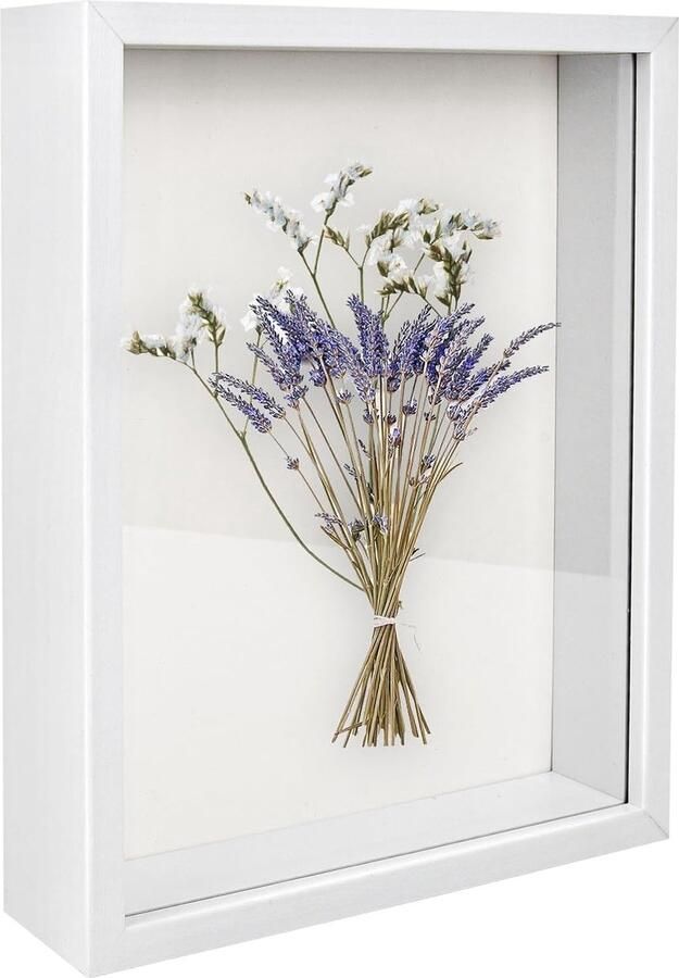 3D Foto Frame 27 x 22 cm Diepe Houten Foto Lijst 3D Vul Frame Foto Lijst Diepe Doos met Acryl Plaat voor Wanddecoratie of Bureau Familie Herinneringen Geschenken