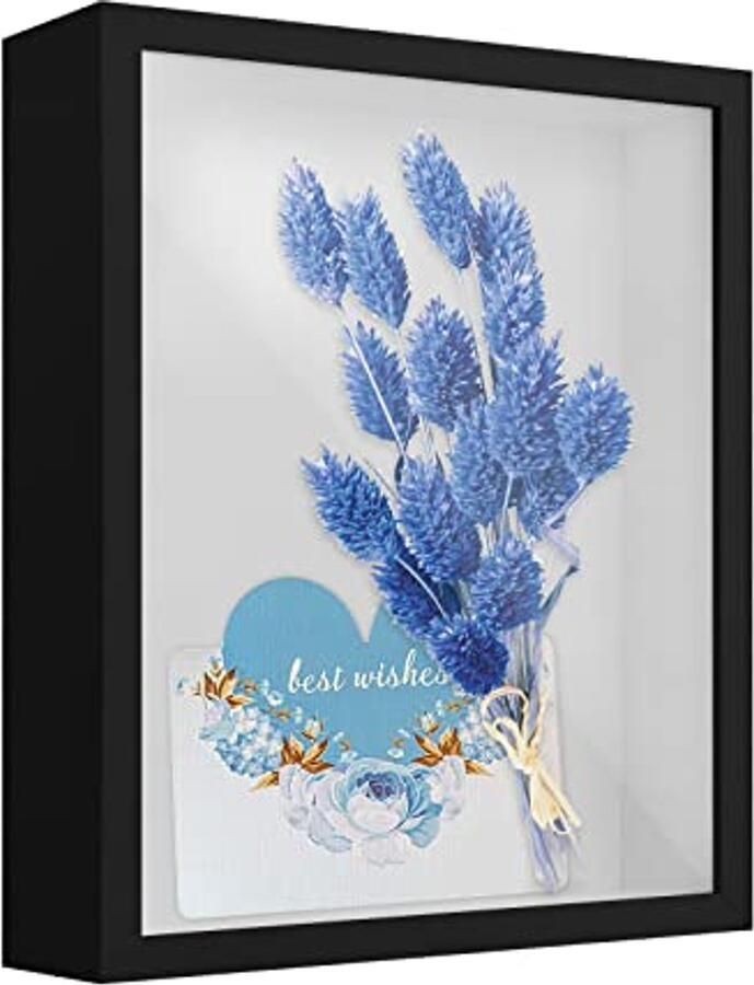 3D Fotolijst met Diepte voor Muur en Tafel Zwart Ideaal voor Herinneringen en Knutselen