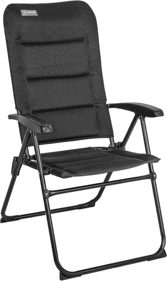 3D Mesh Tuinstoel met Verstelbare Armsteun Aluminium Klapstoel Comfortabel