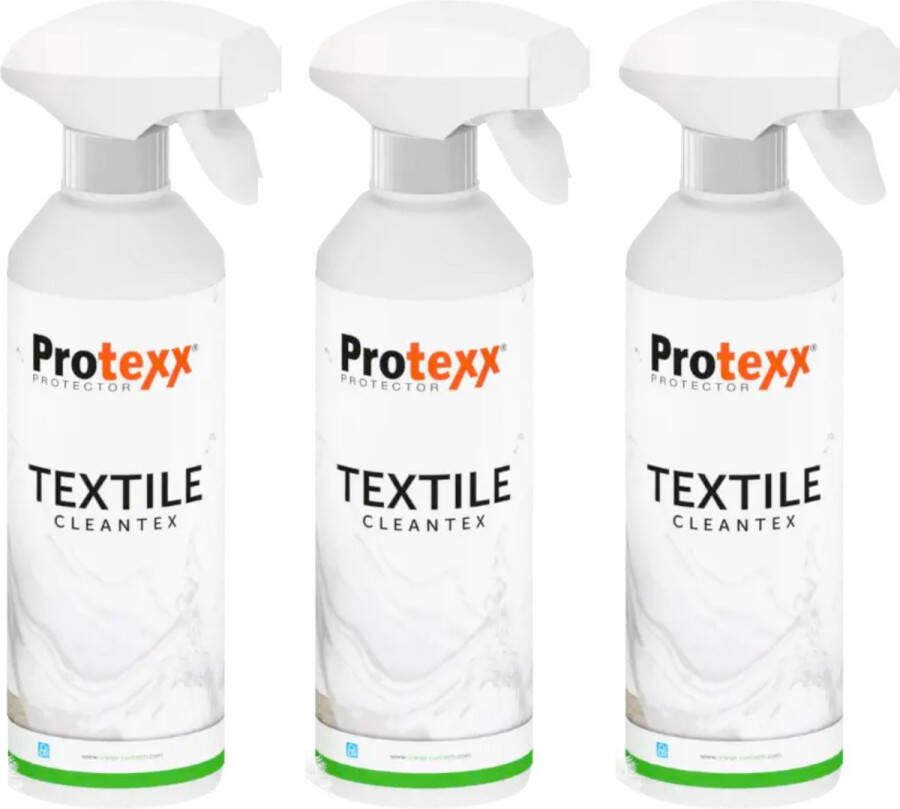 3x Protexx Textile Cleantex 500ml (1500ml)