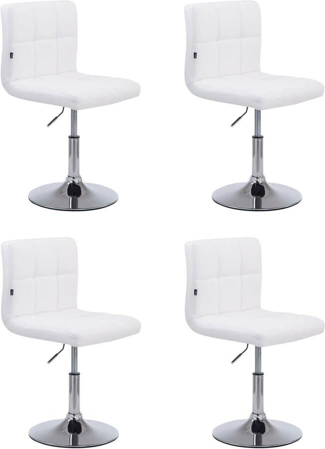 4-delige Loungeset Comfortabele Stoelset Kunstleder Snel Reinigbaar Design