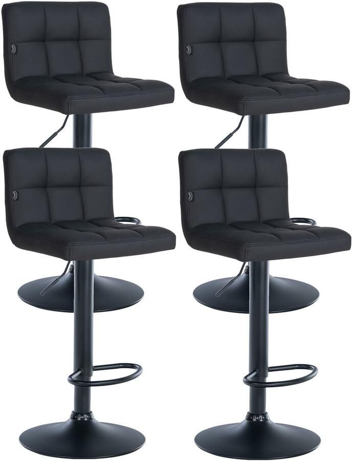 4-delige set Barstoelen Krukken Hoogte Verstelbaar voor Ultiem Comfort