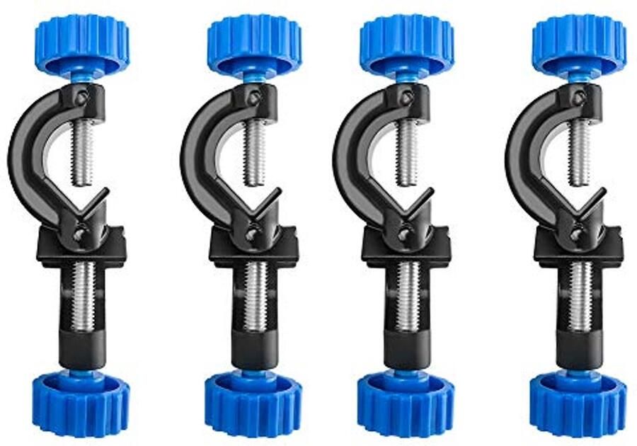 4-pack Rechthoekige Aluminiumlegering Laboratoriumstandaardklemhouders